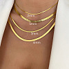 Titanium Steel Snake Chain Necklaces for Women WG80FEF-09-2