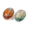 581Pcs Transparent Two Tone Acrylic Beads MACR-K359-15-2