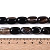 Dyed Natural Banded Agate Beads Strands G-T144-44A-5
