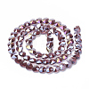 Electroplate Glass Beads LS-EGLA-Q091-10mm-A04-2