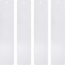 Stainless Steel Brushed Blank Bookmarks AJEW-UN0001-002