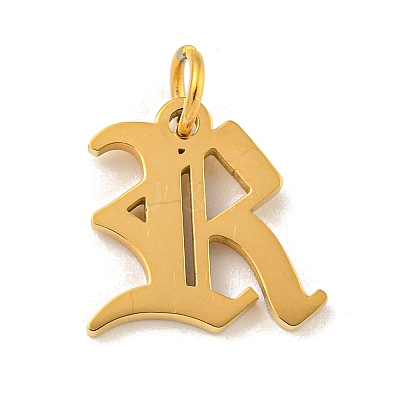 Ion Plating(IP) 304 Stainless Steel Charms STAS-I010-01G-R-1