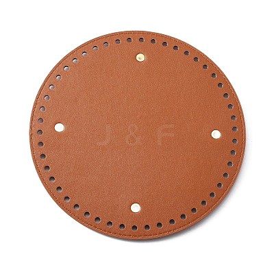 PU Leather Knitting Crochet Bags Nail Bottom Shaper Pad FIND-WH0114-84C-01-1
