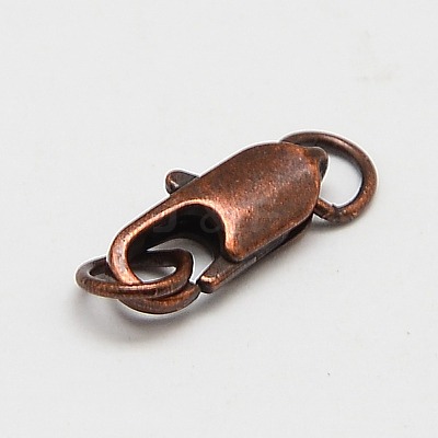Brass Lobster Claw Clasps KK-KK801-R-1