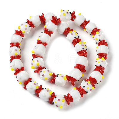 Handmade Lampwork Beads Strands LAMP-Z007-02E-1