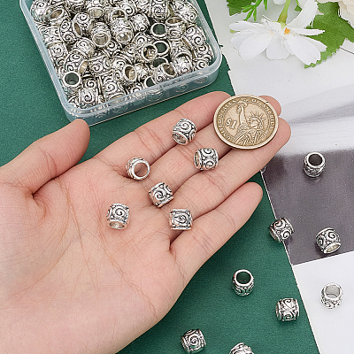 90Pcs Zinc Alloy European Beads FIND-SP0005-97B-1