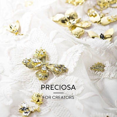 Preciosa® MAXIMA Crystal Fancy Stones Y-PRC-FG8-10220-1