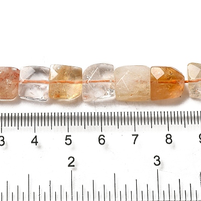 Heated Natural Citrine Beads Strands G-C109-A11-01-1