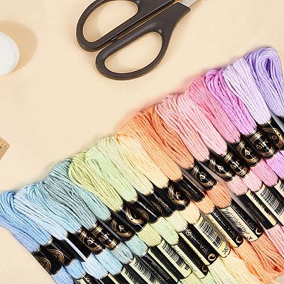 Polyester Embroidery Threads OCOR-WH20074-13B-02C-1