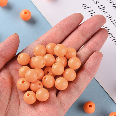 Opaque Acrylic Beads MACR-S370-C12mm-A11-1