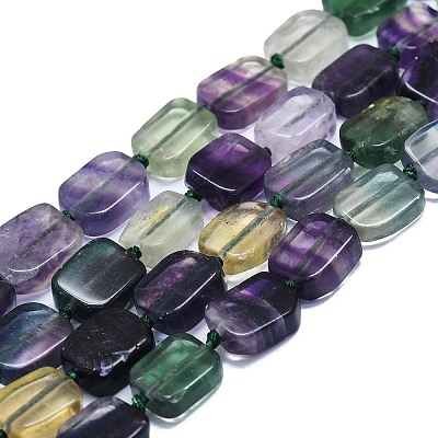 Natural Fluorite Beads Strand G-K245-J19-01-1