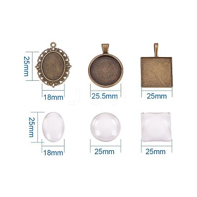DIY Pendant Sets DIY-PH0010-06-1
