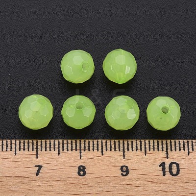 Transparent Acrylic Beads TACR-S154-62E-06-1