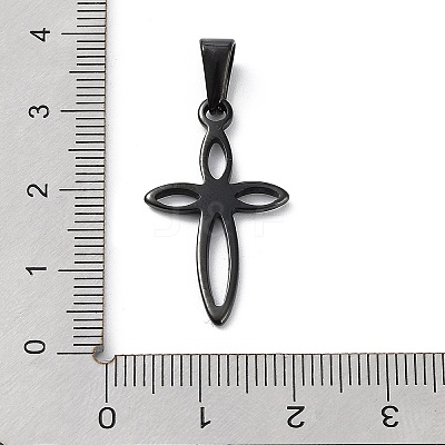 Ion Plating(IP) 304 Stainless Steel Pendants STAS-L210-30B-1