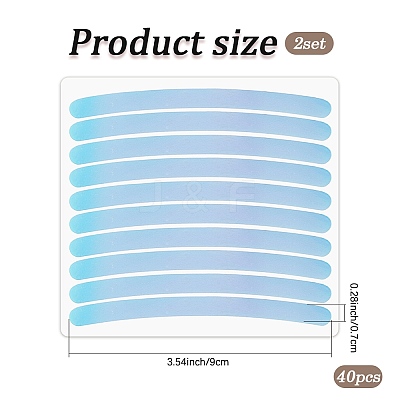 Plastic Laser Reflective Car Wheel Rim Stickers AJEW-WH20033-099D-1