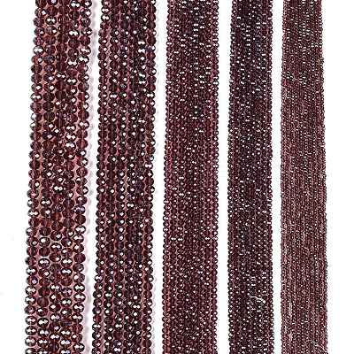 Electroplate Glass Beads Strands EGLA-A044-T4mm-A13-1