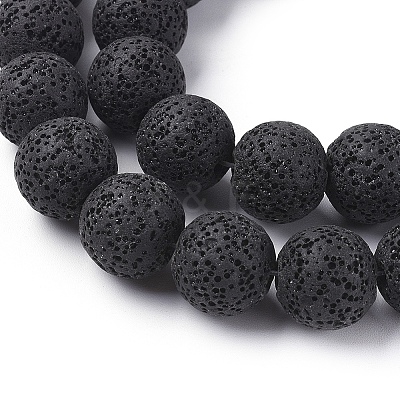 Natural Lava Rock Beads Strands G-L415-06-16mm-1