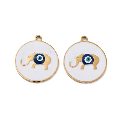Ion Plating(IP) 316 Surgical Stainless Steel Pendants STAS-U014-58C-02-1