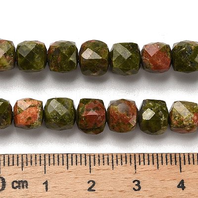 Natural Unakite Beads Strands G-H078-C03-01-1