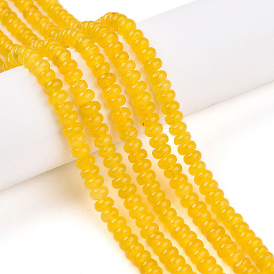 Dyed Natural White Jade Beads Strands G-T139-57A-01-1