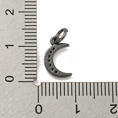 Brass Cubic Zirconia Pendants KKB-L215-046B-1