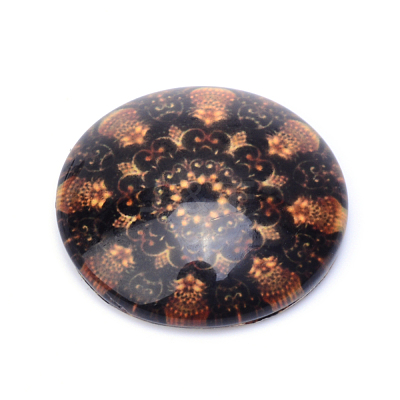 Glass Cabochons X-GGLA-T001-12mm-012-1
