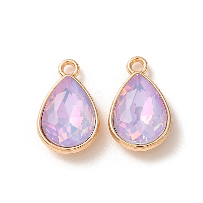Alloy Glass Pendants GL-CBA7A25-02D-1