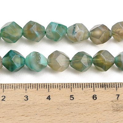 Natural Agate(Dyed & Heated) Beads Strands G-K425-B12-01-1