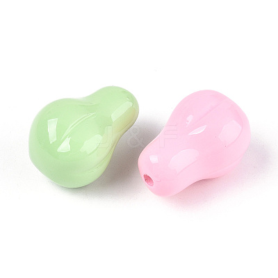 Opaque Acrylic Beads OACR-N146-08-1
