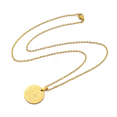 Constellation Pendant Necklaces LS-NJEW-S422-04G-10-1