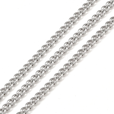 Tarnish Resistant 304 Stainless Steel Curb Chains CHS-R008-05-50m-1