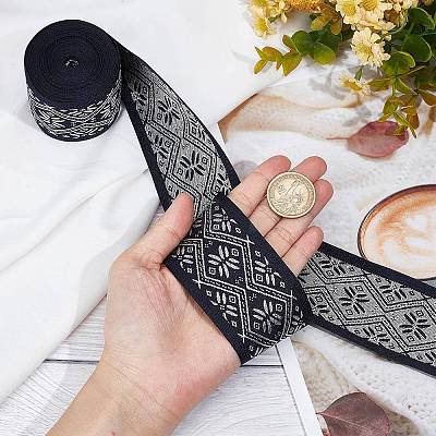 Ethnic style Embroidery Polyester Ribbons OCOR-GF0002-24A-1