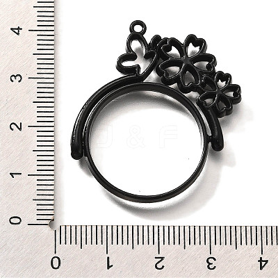 Alloy Open Back Bezel Pendants PALLOY-I223-05EB-1