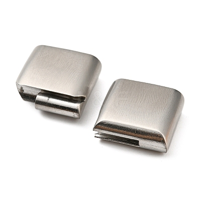 Tarnish Resistant Matte 304 Stainless Steel Magnetic Clasps STAS-K007-34-1