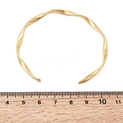 304 Stainless Steel Cuff Bangles for Women BJEW-G776-02G-1