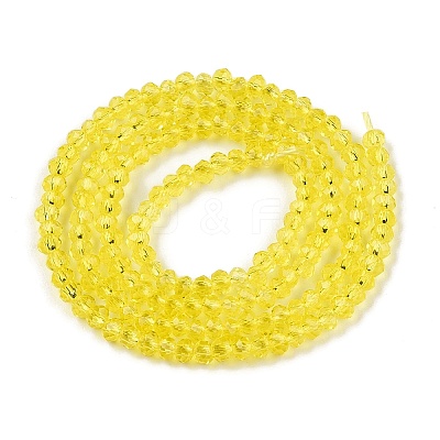 Glass Beads Strands EGLA-T021-01N-1