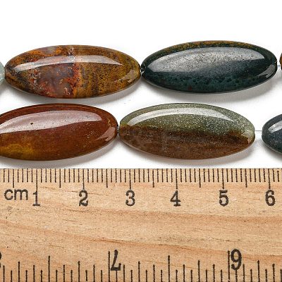 Natural Ocean Agate Beads Strands G-B078-E06-01-1