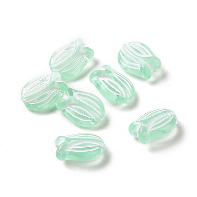 Transparent Acrylic Beads OACR-E015-29-1