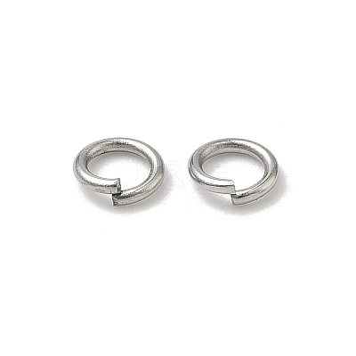 Tarnish Resistant 304 Stainless Steel Open Jump Rings STAS-E067-05-5mm-1
