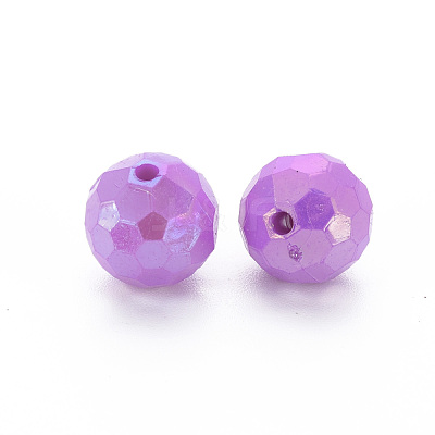 Opaque Acrylic Beads TACR-S154-10F-03-1