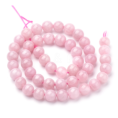 Natural Madagascar Rose Quartz Beads Strands G-T064-23-6mm-1