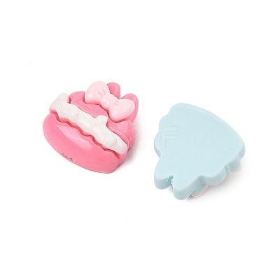 Opaque Resin Cabochons CRES-M037-08A-1