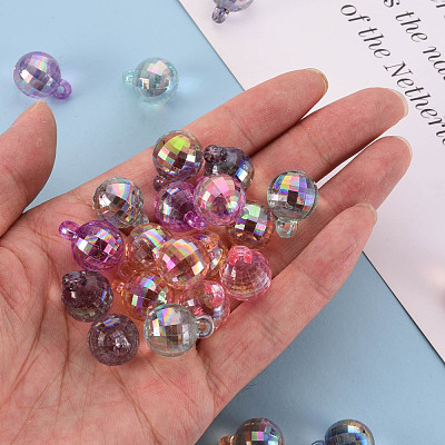 Transparent Acrylic Beads TACR-S154-44C-1