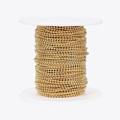 Handmade Ion Plating(IP) 304 Stainless Steel Ball Chains STAS-F136-15G-20m-1