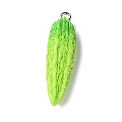 Resin Iron Pendants RESI-D280-10-1