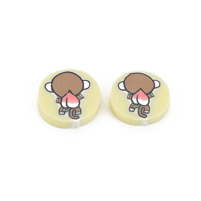 Handmade Polymer Clay Cabochons CLAY-N006-98-1