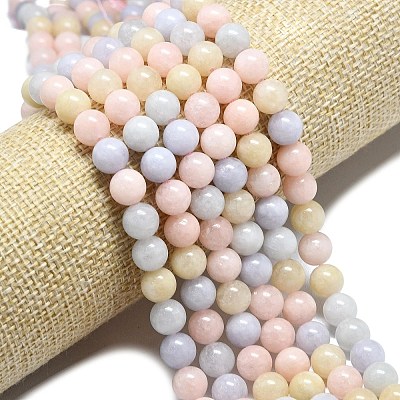 Natural Malaysia Jade Beads Strands G-L645-A01-8mm-26-1