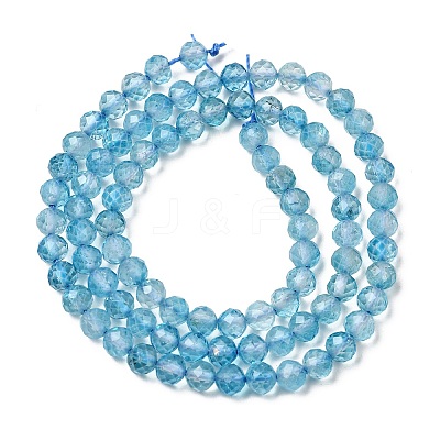 Natural & Dyed Blue Topaz Beads Strands G-B088-C05-04-1
