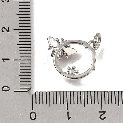 Brass Enamel Pendants KK-CBAEEA8-02P-1
