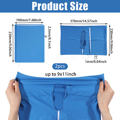 Polyester Book Cover OFST-WH0004-144H-1